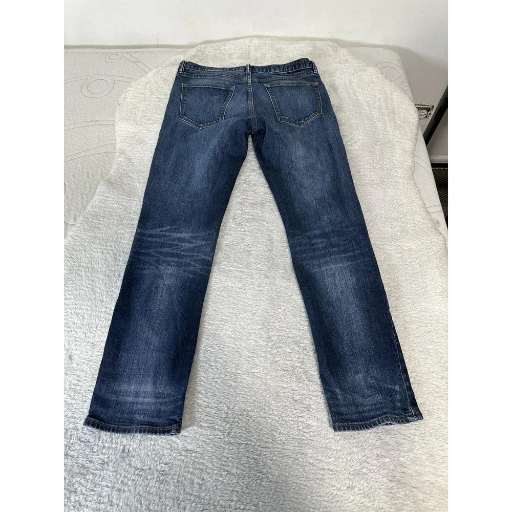 Banana Republic Slim Mens Blue‎ Denim Jeans Size 32x32 Act 32x31 Pants Stretch